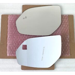 Blind Spot Mirror Glass with Full Size Adhesive for 2018-2024 Volkswagen Atlas Driver Side View Left LH