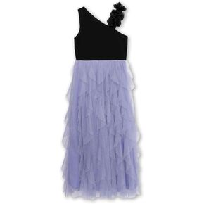 Speechless Girls' One Shoulder Maxi Corkscrew Party Dress