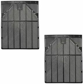 Black G-Force 24" x 30" Aerodynamic Fuel Saving Anti-Sail Poly Semi Truck Mud Flaps-Set of 2