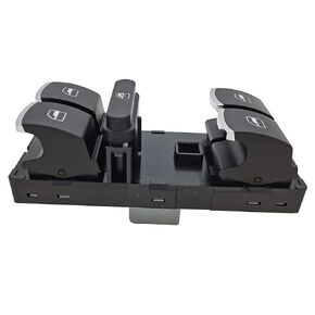 مفتاح نافذة الطاقة للسائق الرئيسي 5ND959857 1K4959857B 5K4959857 متوافق مع VW Volkswagen CC Golf Jetta Passat Tiguan
