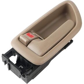 Front Rear Interior Inside Door Handle Left Driver Side Fit for 2000-2004 Toyota Avalon 2001-2007 Toyota Sequoia 2004-2006 Toyota Tundra (Crew Cabs ONLY) OE# 81282 - Beige