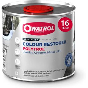 OWATROL Color Restorer, Car Bumpers, Chrome, Plastic Restorer for Cars penetrating Oil for Multipurpose, Metals to Restore Faded Plastic and Surfaces Polytrol (0,53 US Quart)