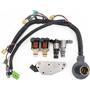 6pcs 4T65E Transmission Solenoid Kit G4T65E 24225825 10478124 24219819 With Harness Compatible For Chev-y Malib-u 2003-2011