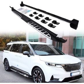 زوج من لوحات الجري مناسب لجميع سيارات كيا كرنفال الجديدة 2021 2022 2023 2024 منصة Side Step Nerf Bar in Kuwait