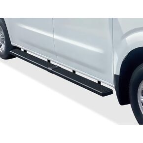 APS Running Boards (Nerf Bars Side Steps Step Bars) Compatible with Nissan NV 1500 2500 3500 2012-2021 Full Size Van 3-Door (Black Powder Coated 6 inches)