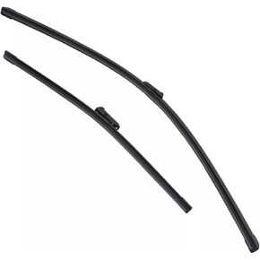 Set of (2) Factory 28''+17'' Windshield Wiper Blades Front Silicone Wiper Blades Automotive Replacement For 2012-2017 Tesla Model S
