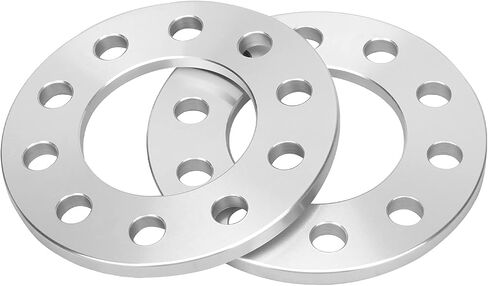 IRONTEK 5x4.5 (5x114.3 مم) محولات فواصل العجلات 3/8 بوصة تناسب محور التجويف 78.1 مم لسيارة Ford Ranger/Taurus/Thunderbird/Mustang/Explorer، لسيارة Lincoln Mark VII/Town Car/Aviator، لسيارة Mazda B2300/B2500/B3000 2 قطعة in Saudi Arabia