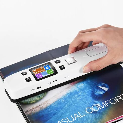 Portable Photo Scanner for A4 Documents,Handheld sanner for Business,Books, Receipt,Pictures up to 900 DPI, Uploads Images to Computer Via USB Cable, No Driver,Support JPG/PDF Format in Saudi Arabia