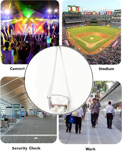 EDMILE Clear Bag for Stadium Events -Clear Sling Bag Crossbody Bags for 2024 Concerts Sports Events Clear Small Shoulder Bags, Grey in Saudi Arabia