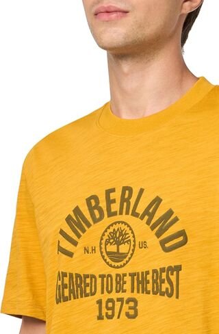 Timberland Men's Seasonal Logo Graphic Short Sleeve in Saudi Arabia