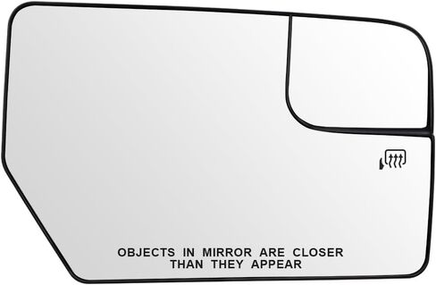 Senzeal Passenger Side Heated Mirror Glass Replacement for Ford Expedition 2012-2017 Lincoln Navigator 2012-2014 Blind Spot Mirror Glass CL1Z17K707A (Right Side) in Kuwait