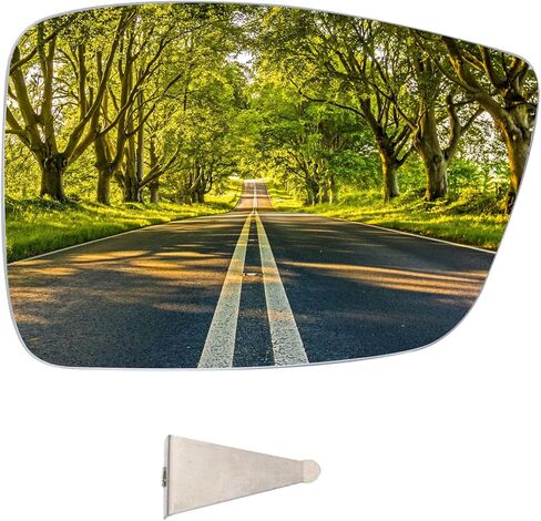 زجاج مرآة مُسخن على الجانب الأيمن للركاب متوافق مع 2011-2018 باسات بيتل جيتا، زجاج مرآة الجانب الأيمن مع حامل خلفي in Kuwait