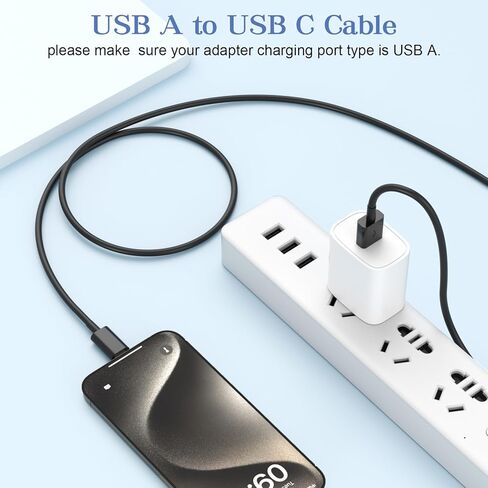 Car CarPlay Charger for iPhone 15/15 Pro Max/15 Plus, USB A to USB C Cable for Apple Carplay/iPad 10th Gen/Pro/Air 5th 4th/Mini 6th Gen, iPhone Car Charger Cord 3FT in Saudi Arabia