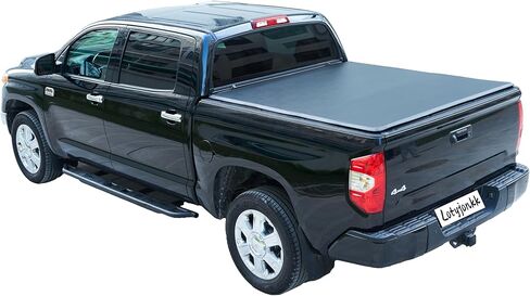 غطاء سرير شاحنة صلب رباعي الطي متوافق مع سرير Ford Super Duty F250/F350/F450، 6.8'/6.8FT(81.8بوصة) 1999-2024، HD035 in Saudi Arabia
