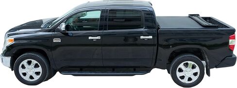 غطاء سرير شاحنة صلب رباعي الطي متوافق مع سرير Ford Super Duty F250/F350/F450، 6.8'/6.8FT(81.8بوصة) 1999-2024، HD035 in Saudi Arabia