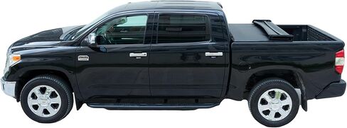 غطاء سرير شاحنة صلب رباعي الطي متوافق مع سرير Ford Super Duty F250/F350/F450، 6.8'/6.8FT(81.8بوصة) 1999-2024، HD035 in Saudi Arabia
