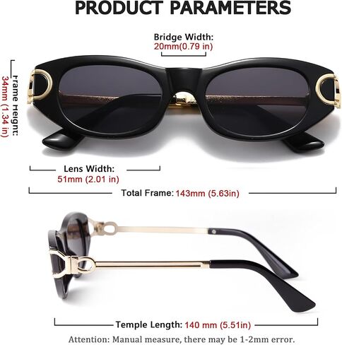 JUDOO Retro Oval Sunglasses for Women 2024 Trendy 90's Cat Eye Sunglasses Cool Oval Sun Glasses Trending Vintage Shades UV400 in Saudi Arabia