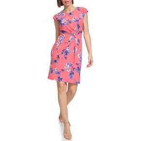 Tommy Hilfiger Women's Dresses,Sherbet Multi,4