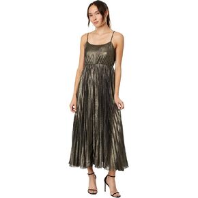 Lucky Brand Women's Pleated Party Midi Dress