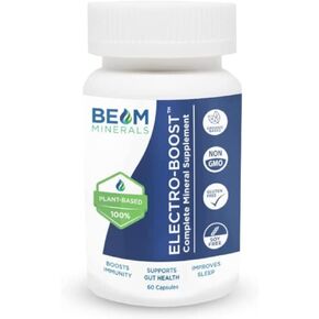 Complete Multi-Mineral Capsules - Electro-Boost Plant-Based Electrolytes and Micronutrients Capsules for Men and Women | Help to Boost Immunity, Support Gut Health and Improve Sleep | 60 Capsules