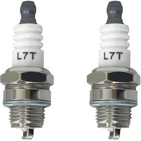 L7T Spark Plug، يستبدل BPM7A BM6A RCJ6Y RCJ7Y WSR5F لـ 33cc 43cc 47cc 49cc 2-Stroke Mini Pocket Bike ATV Quad Scooter Trimmer Blower Chains Brushcutter Strimmer Lawnmover (قطعتان)