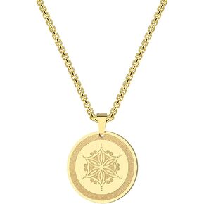 Aphrodite's Flower Talisman Pendant (Flower of Aphrodite Symbol of Love Beauty) Greek Mythology Necklace Send Men and Women