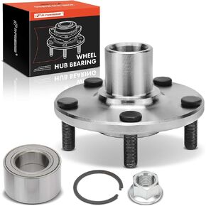 A-Premium Front Wheel Hub Assembly with 5-Lug Compatible with Nissan Altima 2002-2006, Maxima 2000-2008, Infiniti I30 2000-2001, I35 2002-2004, FWD Only