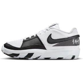 Nike Ja 1 Big Kids' Basketball Shoes (DX2294-102, White/Black-White)