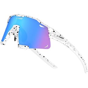 X-TIGER Polarized Kids Sunglasses Youth Baseball Sunglasses UV400 Boys Girls Sports Sun Glasses for Softball Cycling Scooter