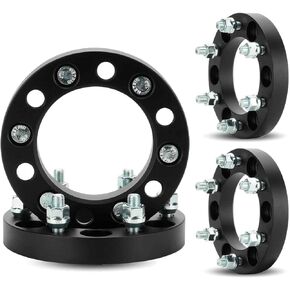 6x5.5 2in Wheel Spacers, 6x139.7mm Forged 6 Lugs Adapters, Fit for Toyota 4Runner 1989-2022, for FJ Cruiser 2007-2014, for Tacoma 1995-2023, for Tundra 2000-2006, 108mm Bore w/ M12x1.5 Studs -4pcs in Kuwait