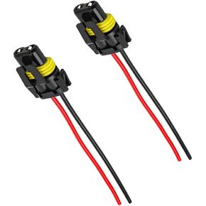 4 PCS 9005 HB3 9006 HB4 9012 Bulb Socket, Headlight Connector Female Adapter Wiring Harness Socket, Automotive Headlights Fog Lights Socket Wire Replacement, Car Accessories