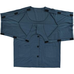 Post Surgery Tear Away Tops and Shorts Set for Men Women Patients Recovery Post-Surgery Care Hospital Clothing