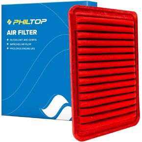 PHILTOP Upgraded Engine Air Filter CA10171 Replacement for Toyota Vehicles - Camry 2007-2009 2.4L, Camry 2010-2017 2.5L, Venza 2009-2016 2.7L - Gas L4 Engine