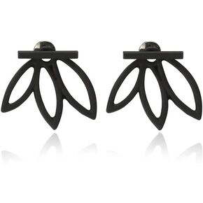 lotus stud yoga stud earrings For Womem