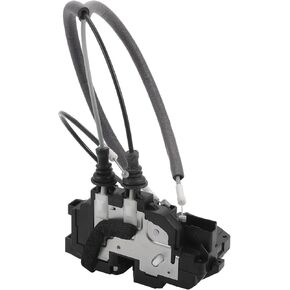 X AUTOHAUX Replacement Rear Left Driver Side Power Door Lock Actuator Motor with Cable for Hyundai Sonata 2007-2010 Door Latch Actuator Assembly Replace No.814103K500 Black