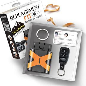 Simple OBD and Remote Car Key Fob Replacement for Hyundai OSLOAK-310T 4 Buttons fits Elantra 2007 2008 2009 2010 Add a Spare One