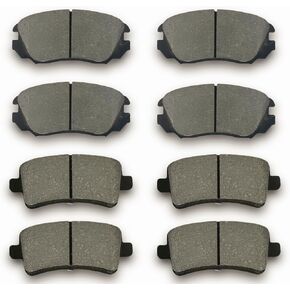 Ceramic Front Rear Brake Pads set fit for Buick Allure 2010,for Buick Lacrosse 2011-2016,for Buick Regal 2011-2017,for Malibu 2013-2016,for Impala 2014-2020,for SAAB 9-5 2011