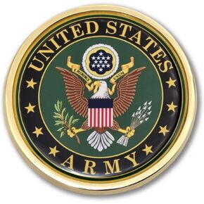 U.S. Army Crest Chrome Auto Emblem