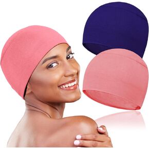 2 Pcs Soft Chemo Headwear for Women, Lightweight Hair Cap for Sleep Chemo Caps Sleeping Cap for Chemo Hair Loss