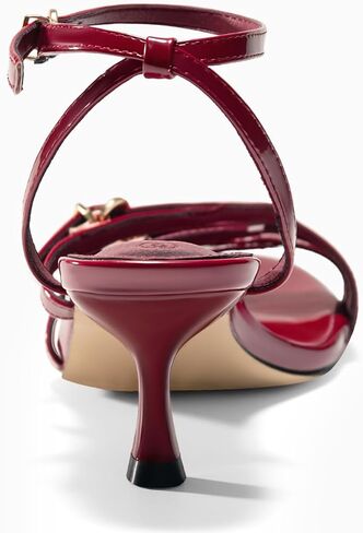 Coutgo Womens Low Kitten Heels Sandals Open Toe Heels Ankle Buckle Strap Summer Dress Shoes in Saudi Arabia