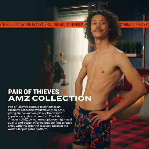 Pair of Thieves Super Soft Boxer Briefs for Men Pack, 3 Pack Underwear, AMZ Exclusive in Saudi Arabia