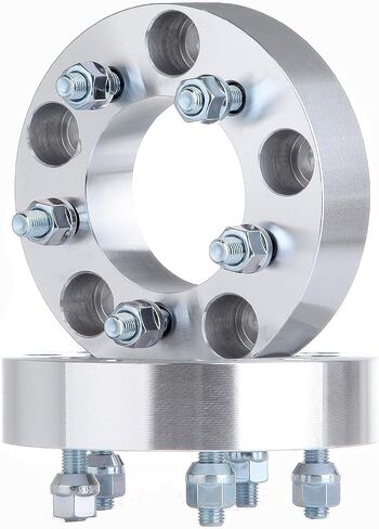 SCITOO 2Pcs 5x135 to 5x4.5 Wheel Adapters 1.5" Studs 12x1.5 Bore 87.1mm No Hubcentric Fit for Lincoln Blackwood Navigator for Ford Expedition for F-150 for F-150 Heritage in Saudi Arabia
