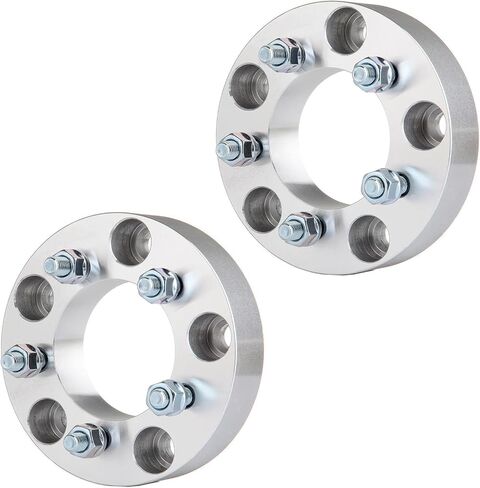 SCITOO 2Pcs 5x135 to 5x4.5 Wheel Adapters 1.5" Studs 12x1.5 Bore 87.1mm No Hubcentric Fit for Lincoln Blackwood Navigator for Ford Expedition for F-150 for F-150 Heritage in Saudi Arabia