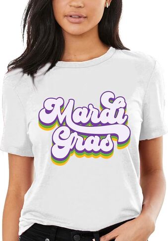 قمصان نسائية من Mardi Gras، قمصان الثلاثاء السميكة، قمصان كرنفال للحفلات، قمصان علوية in Kuwait