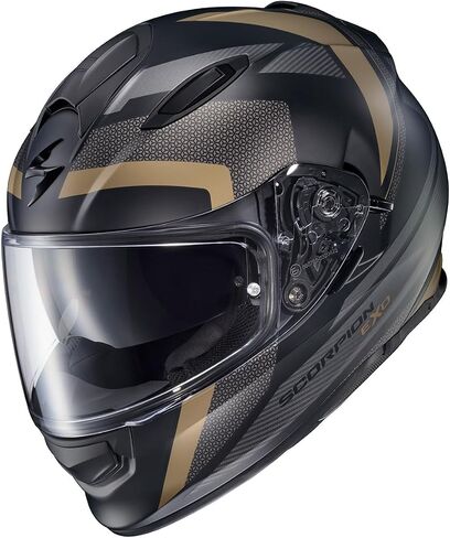 ScorpionEXO Ryzer Full Face Motorcycle Helmet with Pinlock Ready Shield with Integrated Speaker Pockets DOT ECE Approved Edge (Red - Medium) in Kuwait