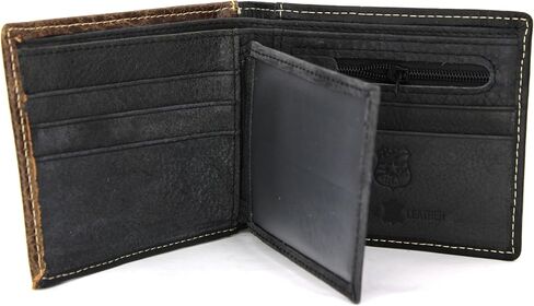 Cowboy Short Wallet Card Holder Genuine Leather Wallet 210E Rooster BK in Saudi Arabia