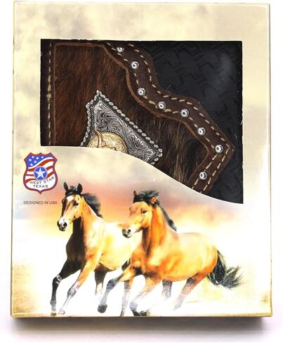 Cowboy Short Wallet Card Holder Genuine Leather Wallet 210E Rooster BK in Saudi Arabia