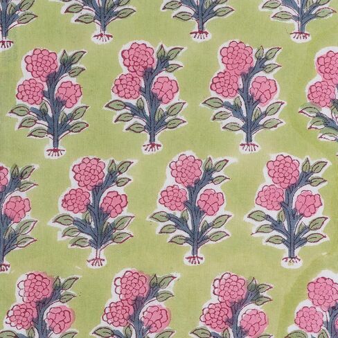 Baby Purple and Pink 100% Pure Cotton Cloth 20X20 Inch Washbale Napkins, Indian Hand Block Printed Reusable Set of 4 Dinner Napkins, Housewarming Wedding Christmas Napkins Gift for Her in Saudi Arabia