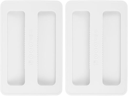 2Pcs Toaster Cover 2 Slice Silicone Toaster Dust Covers Black Bread Machine Cover Silicone Toaster Lid Bread Maker Top Cover Sandwich Machine Part Accessories in Saudi Arabia
