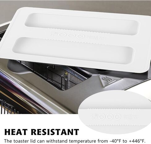 2Pcs Toaster Cover 2 Slice Silicone Toaster Dust Covers Black Bread Machine Cover Silicone Toaster Lid Bread Maker Top Cover Sandwich Machine Part Accessories in Saudi Arabia